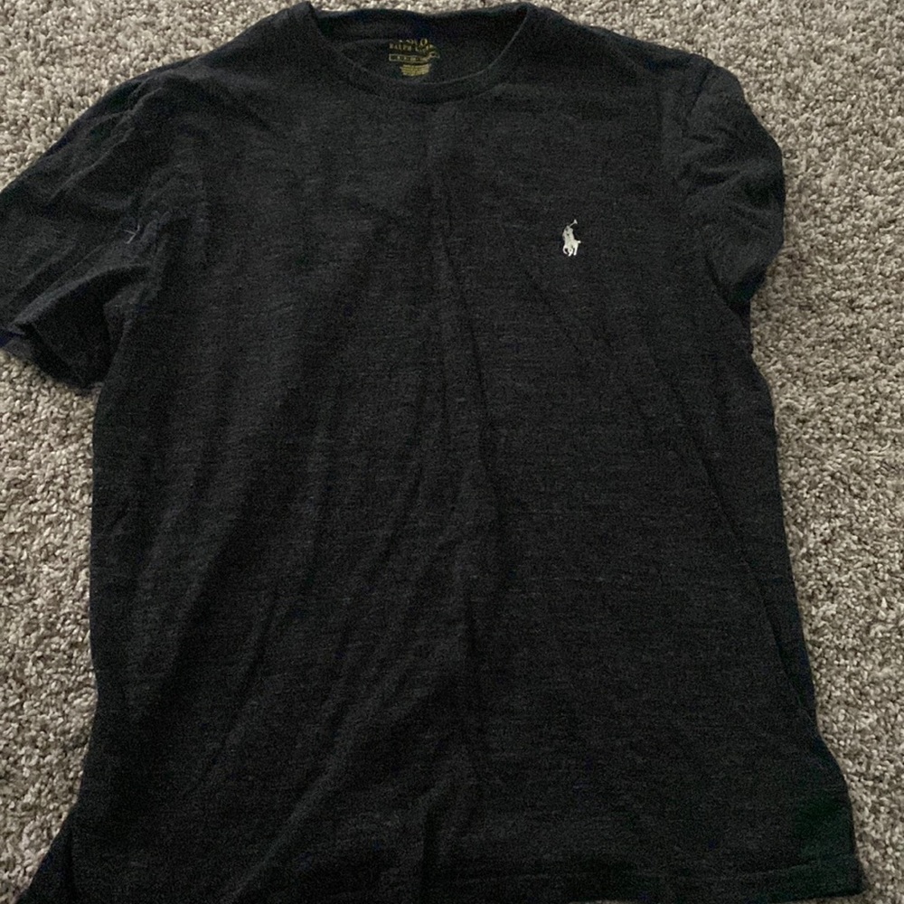 Dark grey POLO tee